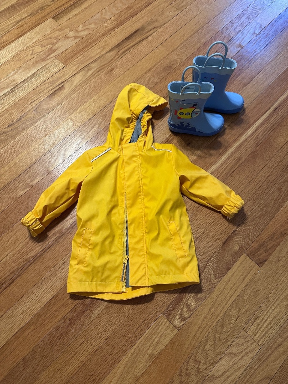 NEW: Toddler Raincoat and Rainboots